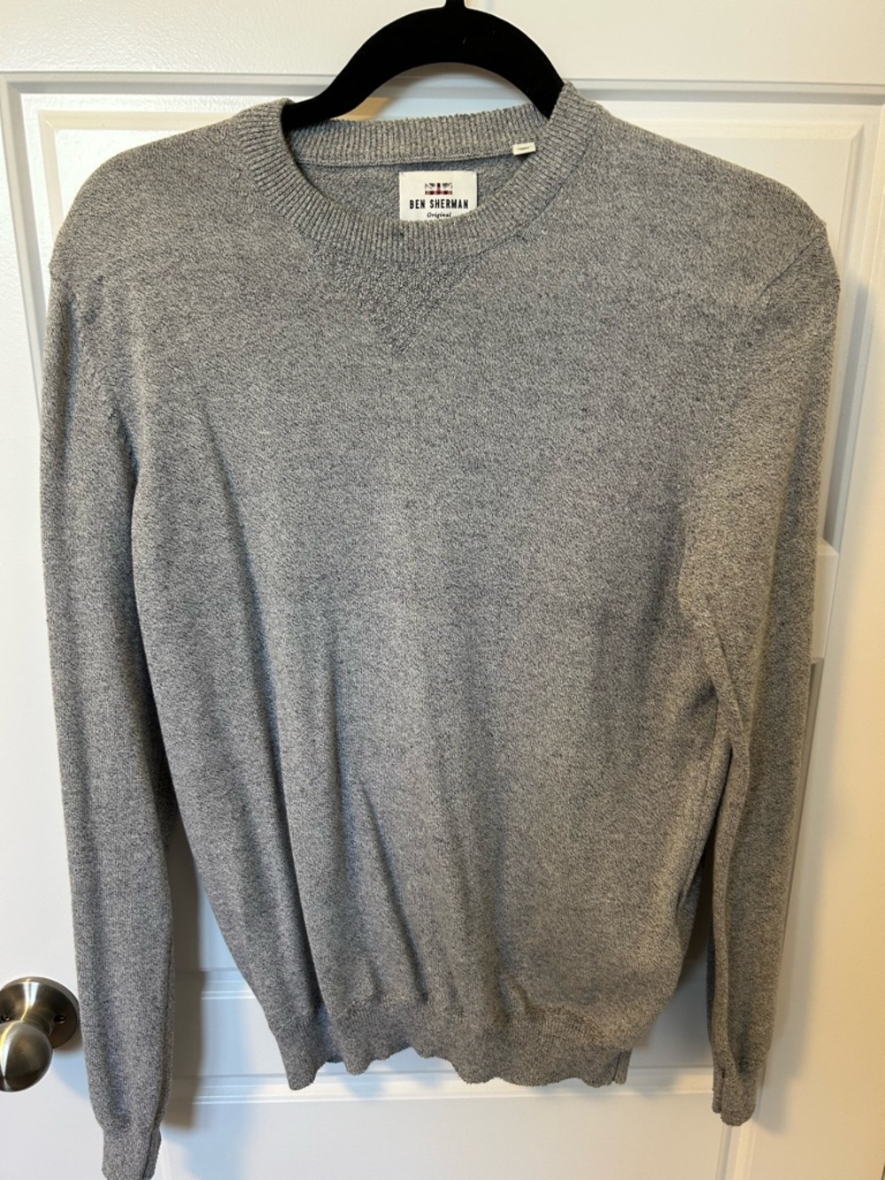 Ben Sherman Gray Crewneck Sweater - Classic Knit